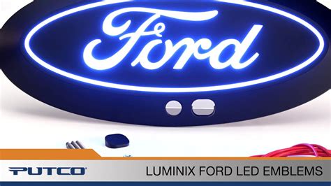 Ford LED Emblems - YouTube