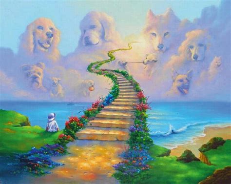 CUSTOM RAINBOW BRIDGE Dog Heaven 5D Diamond Painting Kit Paint | Etsy