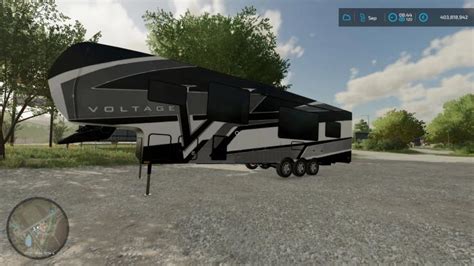 VOLTAGE 5TH WHEEL TOY HAULER CAMPER V1.0.0.0 » GamesMods.net - FS19 ...