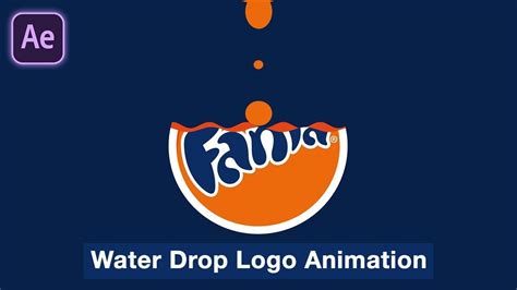 Water Drop Logo Animation After Effects Tutorial | Water drop logo, Drop logo, Water logo