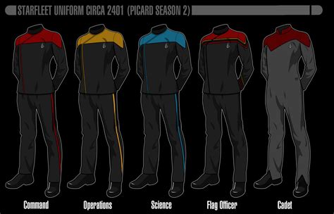 Picard Season 2 Starfleet Uniform - 2401 Dark by HaphazArtGeek on DeviantArt