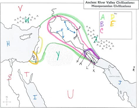 Mesopotamia Study Map Diagram | Quizlet