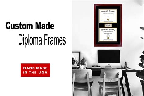 Personalized Double Diploma Frame | Perfect Cases, Inc.