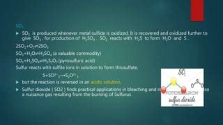 Sulfur chemistry | PPT