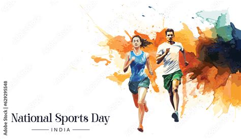 29 august India celebrates National Sports Day of India banner design ...