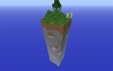 one chunk survival Minecraft Project