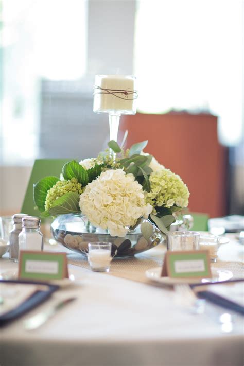 White-Hydrangea-Centerpiece - Elizabeth Anne Designs: The Wedding Blog