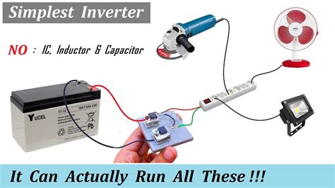 Waveform Test - 12v DC to 220v AC Converter inverter - YouTube