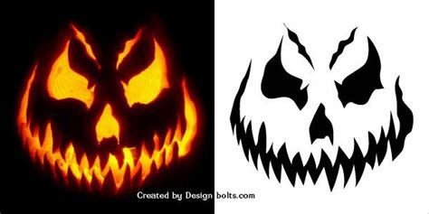 Scary pumpkin carving, Pumpkin carving, Pumpkin carving templates