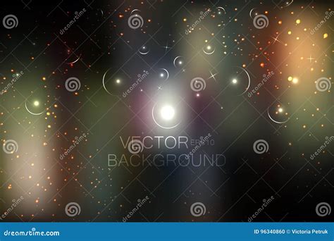 Abstract Bright Glitter Background with Little Stars Stock Illustration ...