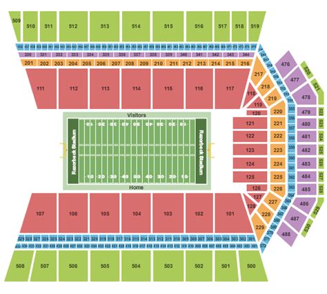 Arkansas Razorback Seating Chart