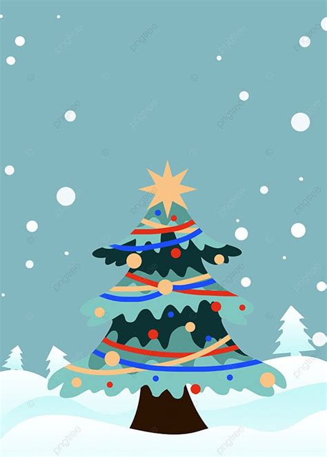 Christmas Snow Christmas Tree Background Wallpaper Image For Free ...