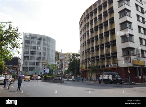 Air India Junction at Chittaranjan Avenue, Kolkata, India Stock Photo ...