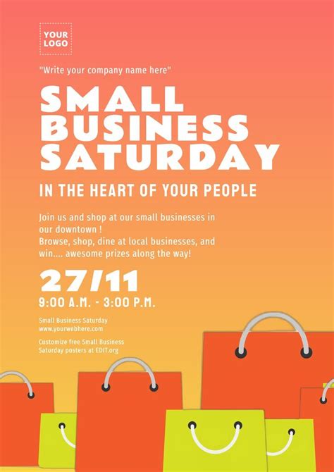 Small Business Saturday Flyer Templates