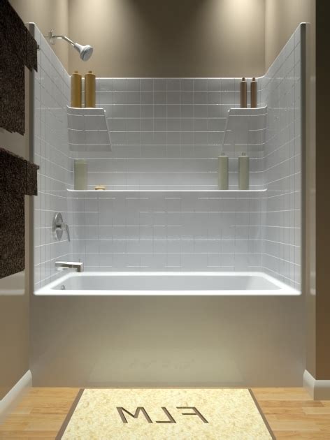 Beautiful Fiberglass Bathtub Shower Combo Kdts 2954 Alcove Or Tub ...