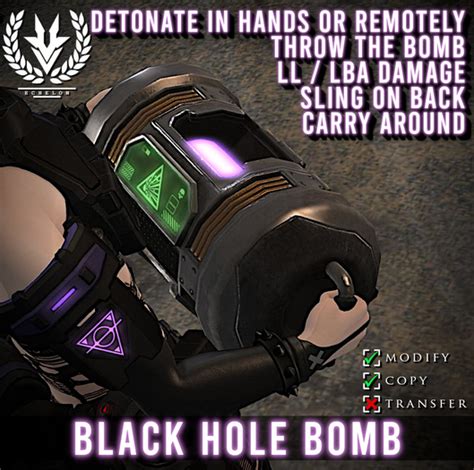 Second Life Marketplace - [Echelon] // Black Hole Bomb