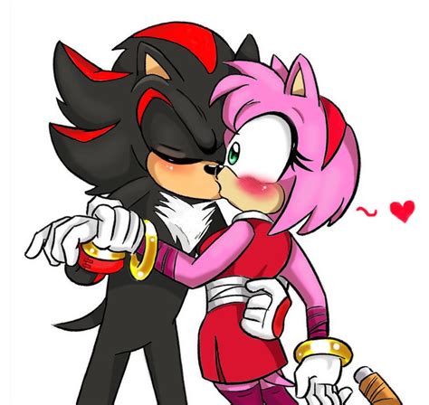 'Shadow and Amy (Sonic Boom)' Colored | Shadow the hedgehog, Sônica, Amy