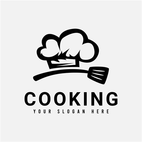 Simple Black Cooking Logo Template 8770079 Vector Art at Vecteezy