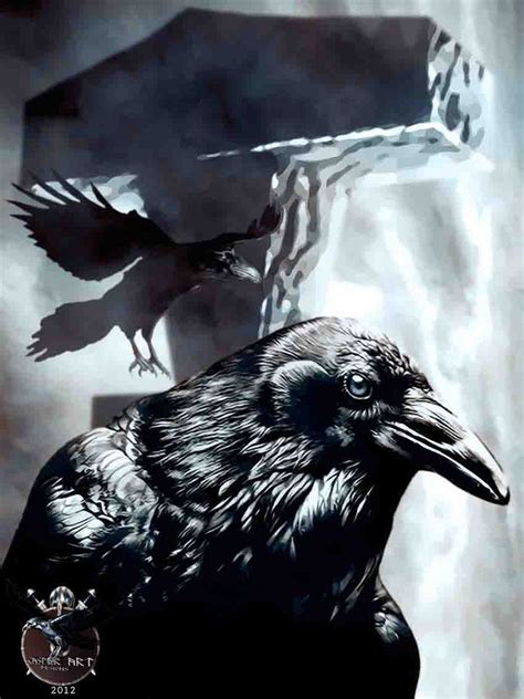 Ravens with Thor's hammer | Norse tattoo, Viking art, Vikings