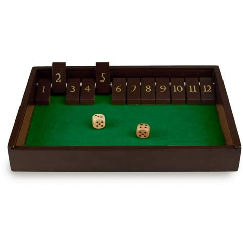 Sterling Games Wooden Shut the Box Game, 12 Numbers - Walmart.com - Walmart.com