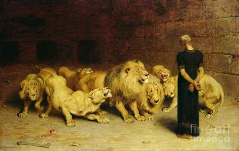 Daniel In The Lions Den Painting by Briton Riviere