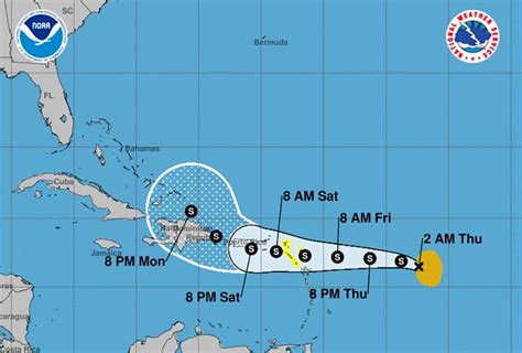 Tropical Storm Fiona forms in the Atlantic