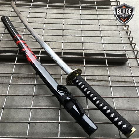 Japanese Samurai Sword KATANA High Carbon Steel Ninja Blade BLACK Dragon Tang