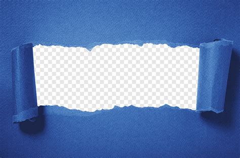 Torn paper, torn paper, blue paper png | PNGEgg