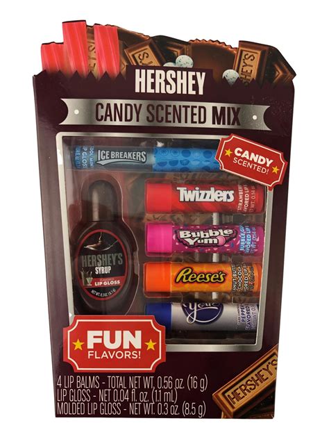 Hershey Candy Scented Lip Balm Mix Gift Set with Fun Flavors! - Walmart.com