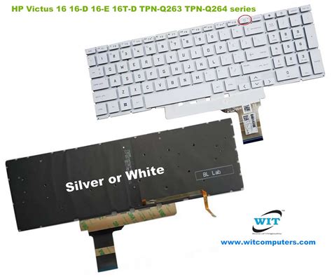 Laptop internal Keyboard/Keypad for Hp Victus 16, HP Victus 16-E, HP ...