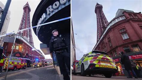 Blackpool Tower: Man arrested after 'fire' at iconic landmark was ...