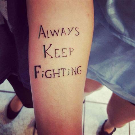 Always keep fighting. Jared Padalecki tattoo | Supernatural tattoo ...