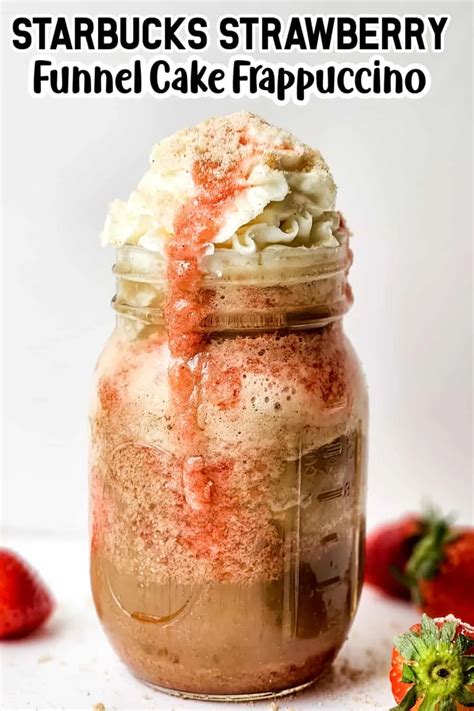 Starbucks Strawberry Funnel Cake Frappuccino Recipe - Marathons ...