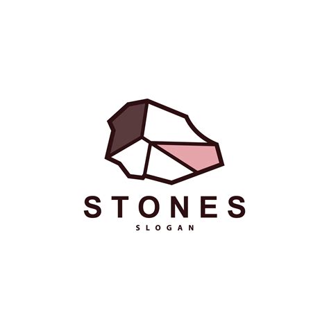 Stone Logo, Premium Elegant Design, Stone Balance Vector, Stepping Rock ...