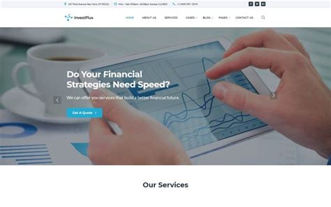 Investment Company Website Templates - 162 Best Hedge Fund & Venture ...