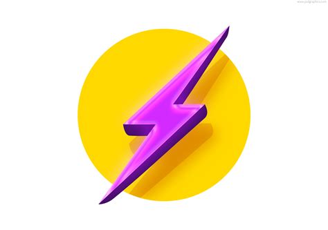 Electricity icon PSD - PSDgraphics