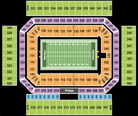 Alamodome Alamo Bowl Seating Chart | Elcho Table