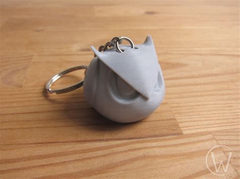 Owl 3D printed KeyChain made to order