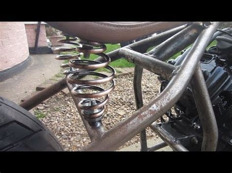 DIY spring seat mounts for hardtail - YouTube