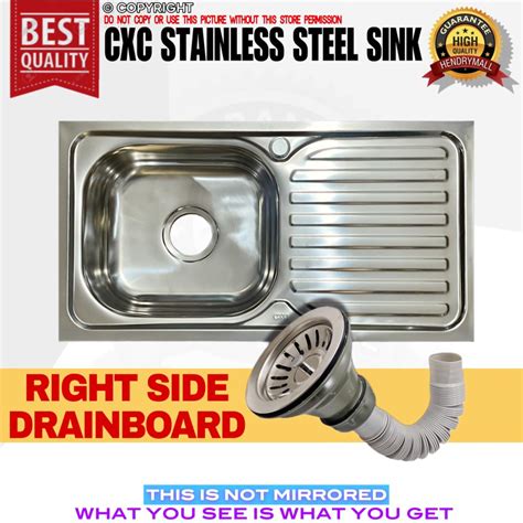 SUS 304 STAINLESS STEEL KITCHEN SINK / WITH FILTER (LABABO / FAUCET) | Shopee Philippines