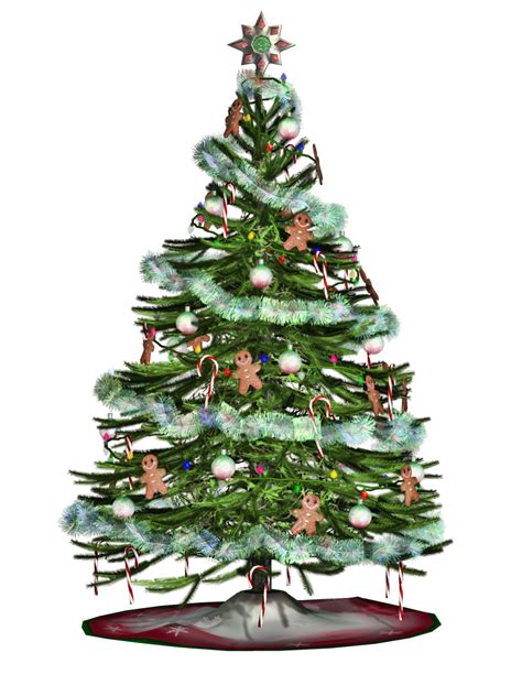 Decorated Christmas Tree PNG Image | PNG All