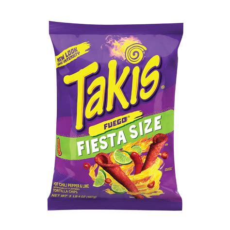 Buy Takis Fuego Rolled Spicy Tortilla Chips, Hot Chili Pepper Lime ...