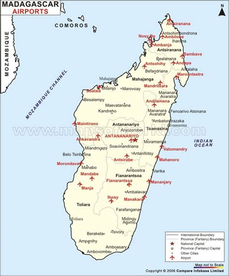 Airports in Madagascar | Madagascar Airports Map | Airport map, Madagascar, Map