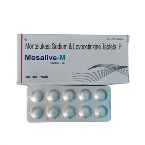 Montelukast Sodium And Levocetirizine Tablets Ip at 1250.00 INR in ...