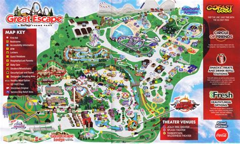 Great Escape - 2016 Park Map