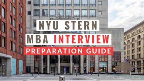 The NYU Stern MBA Interview Preparation Guide