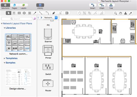 Network Diagram Floor Plan - floorplans.click