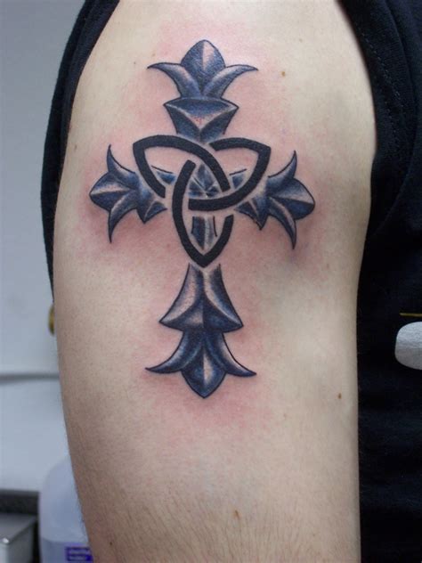 100's of Tribal Cross Tattoo Design Ideas Pictures Gallery