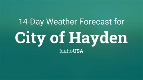 City of Hayden, Idaho, USA 14 day weather forecast