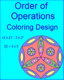 Order Of Operations Coloring Sheet Activity Teaching Resources | TPT